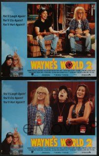 6c518 WAYNE'S WORLD 2 8 LCs '93 Mike Myers, Dana Carvey, Carrere, from Saturday Night Live sketch!
