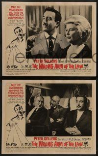 6c538 WRONG ARM OF THE LAW 8 LCs '63 wacky puppet master Peter Sellers, Lionel Jeffries!