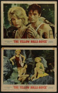 6c769 YELLOW ROLLS-ROYCE 4 LCs '65 Ingrid Bergman, Alain Delon, Omar Sharif, Rex Harrison!