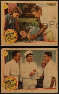 6c770 YOUNG DR. KILDARE 4 LCs '38 Lew Ayres, Lionel Barrymore, pretty Lynne Carver, Nat Pendleton!