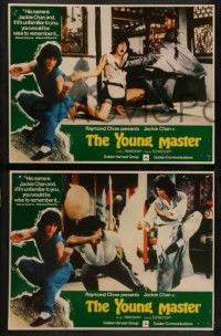6c541 YOUNG MASTER 8 LCs '80 Shi di chu ma, Jackie Chan, great kung fu images!