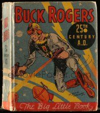 6d645 BUCK ROGERS 25TH CENTURY AD Big Little Book hardcover book '33 Lt. Dick Calkins cover art!