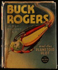 6d644 BUCK ROGERS & THE PLANETOID PLOT Big Little Book hardcover book '36 in the 25th Century A.D.!