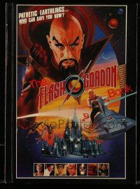 6d666 FLASH GORDON BOOK hardcover book '80 an illustrated guide to the sci-fi movie in full color!