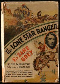 6d693 LONE STAR RANGER hardcover book '30 Zane Grey's novel with illustrations from the movie!