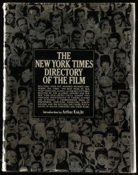 6d703 NEW YORK TIMES DIRECTORY OF THE FILM hardcover book '71 illustrated index of actors & more!