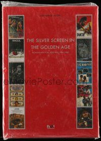 6d722 SILVER SCREEN IN THE GOLDEN AGE Romanian hardcover book '10 Romanian Film Posters in color!