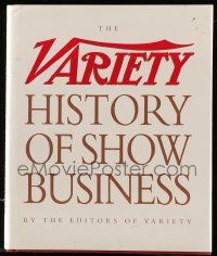 6d732 VARIETY HISTORY OF SHOW BUSINESS hardcover book '93 lots of great full-page images!