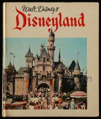 6d656 DISNEYLAND hardcover book '64 full-color images from the famous theme park!