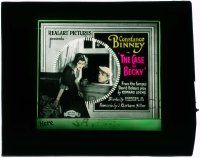 6d043 CASE OF BECKY glass slide '21 Constance Binney is hypnotized by a magician into leaving!