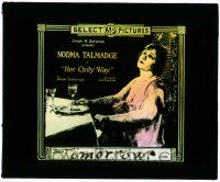 6d065 HER ONLY WAY glass slide '18 Norma Talmadge's once rich family is forcing her to marry!
