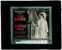 6d069 IN WALKED MARY glass slide '20 soutuhern belle June Caprice finds love w/ her northern beau!