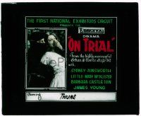 6d082 ON TRIAL glass slide '17 man is acquitted of murder because his wife had been seduced!