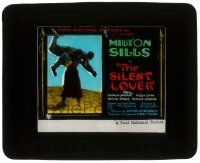 6d102 SILENT LOVER glass slide '26 Bedouin Viola Dana carries Milton Sills on her shoulders!