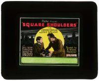 6d106 SQUARE SHOULDERS glass slide '29 reformed crook Louis Wolheim takes care of Junior Coghlan!