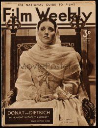 6d419 FILM WEEKLY English magazine November 21, 1936 Kay Francis in The White Angel + more!