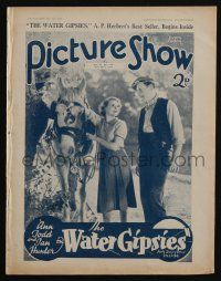 6d454 PICTURE SHOW English magazine July 23, 1932 Ann Todd & Ian Hunter in The Water Gipsies!