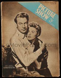 6d471 PICTURE SHOW English magazine Jul 29, 1944 Gary Cooper & Bergman in For Whom the Bell Tolls!