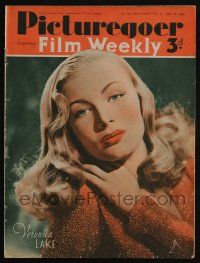6d481 PICTUREGOER English magazine July 12, 1941 sexy Veronica Lake, Glamour Girl Goes Crazy+more!