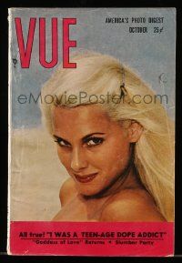 6d504 VUE magazine October 1951 cover story I Was a Teen-Age Dope Addict, sexy girl!