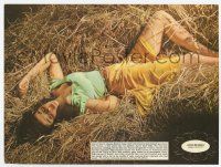 6d153 OUTLAW book page '80s reprint of Hurrell Jane Russell centerfold from 1942 Esquire magazine!