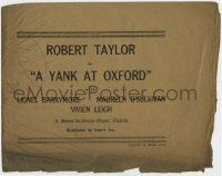 6d144 YANK AT OXFORD 12x15 printed brown bag + 2 tickets '38 used to hold posters & lobby cards!