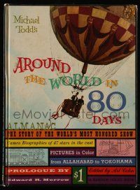 6d758 AROUND THE WORLD IN 80 DAYS hardcover souvenir program book '58 the world's most honored show!