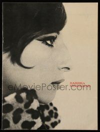 6d760 BARBRA STREISAND music concert souvenir program book '66 An Evening with Barbra Streisand!