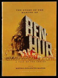 6d766 BEN-HUR softcover souvenir program book '60 Charlton Heston, William Wyler classic epic!