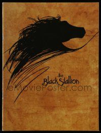 6d770 BLACK STALLION souvenir program book '79 Kelly Reno, Teri Garr, great horse artwork!