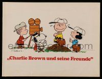 6d772 BOY NAMED CHARLIE BROWN German souvenir program book '70 art of Snoopy & Peanuts by Schulz!