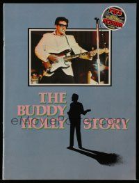 6d777 BUDDY HOLLY STORY souvenir program book '78 Gary Busey, includes vinyl soundtrack record!