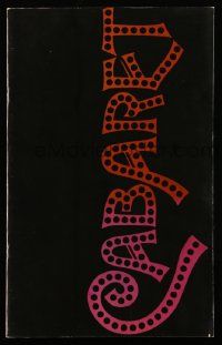 6d778 CABARET souvenir program book '72 Liza Minnelli in Nazi Germany, directed by Bob Fosse