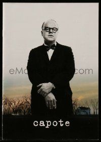 6d217 CAPOTE promo brochure '06 great images of Philip Seymour Hoffman as Truman Capote!