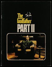 6d826 GODFATHER PART II souvenir program book '74 Al Pacino in Francis Ford Coppola classic sequel!