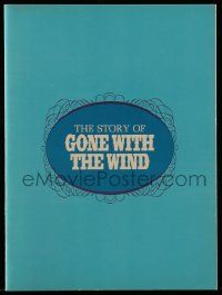 6d829 GONE WITH THE WIND souvenir program book R67 the story behind the most classic movie!