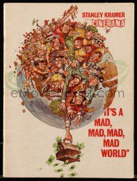 6d861 IT'S A MAD, MAD, MAD, MAD WORLD Cinerama souvenir program book '64 great art by Jack Davis!