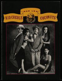 6d872 KID CREOLE & THE COCONUTS music concert souvenir program book '87 great images of the band!
