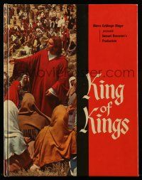 6d873 KING OF KINGS hardcover souvenir program book61 Nicholas Ray Biblical, Jeffrey Hunter as Jesus