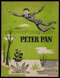 6d917 PETER PAN stage play souvenir program book '51 Veronica Lake in the title role!