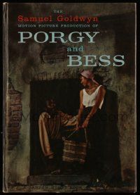 6d920 PORGY & BESS hardcover souvenir program book '59 Sidney Poitier, Dorothy Dandridge, Preminger