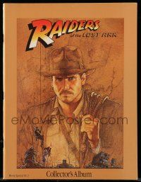 6d924 RAIDERS OF THE LOST ARK Canadian souvenir program book '81 art of Harrison Ford by Amsel!