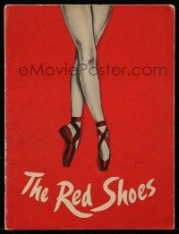 6d926 RED SHOES souvenir program book '49 Powell & Pressburger classic, ballerina Moira Shearer!