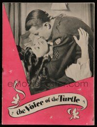 6d991 VOICE OF THE TURTLE stage play souvenir program book '43 starring Margaret Sullavan!
