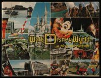6d992 WALT DISNEY WORLD souvenir program book '81 full-color images of the Florida theme park!