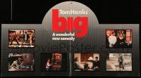 6d212 BIG die-cut promo brochure '88 Tom Hanks who has a really big secret, different images!