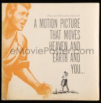 6d241 THIS EARTH IS MINE promo brochure '59 Rock Hudson will move Heaven and Earth and YOU!