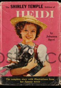 6d682 HEIDI hardcover book '37 The Shirley Temple Edition of Johanna Spyri's classic novel!