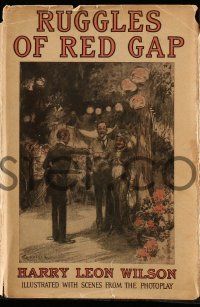 6d715 RUGGLES OF RED GAP hardcover book '23 illustrated with scenes from the photoplay!