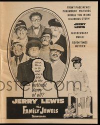 6d354 FAMILY JEWELS herald '65 Jerry Lewis is seven times nuttier in seven different roles!